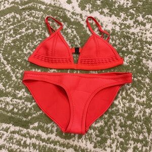 triangl swimwear Bright Red Bikini Bottom
